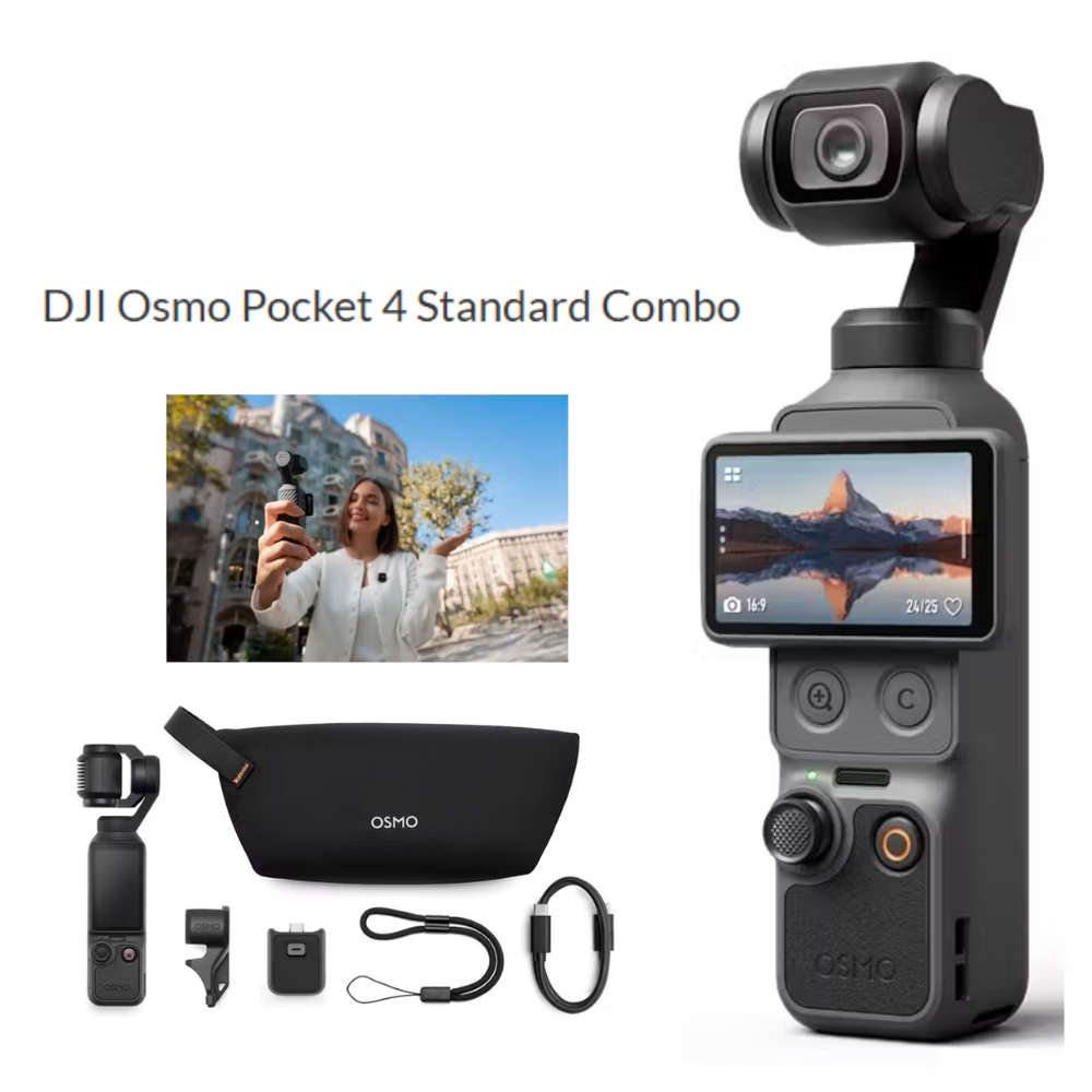 Dji Action Camera Osmo Pocket 4 Standard Combo - Singapore